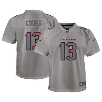 youth nike brandin cooks gray houston texans atmosphere gam